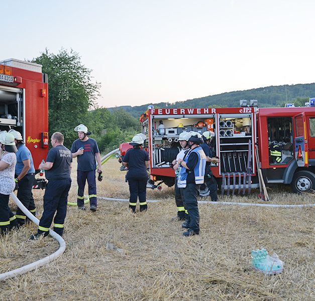 Mini-Waldbrand war schnell gelöscht