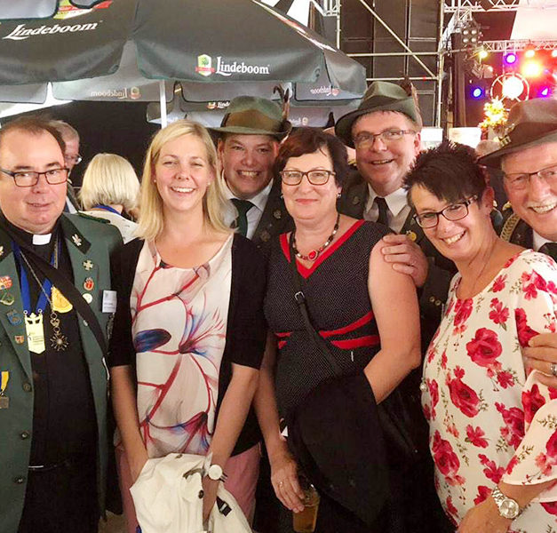 Grüße vom Europa-Schützenfest in Leudal