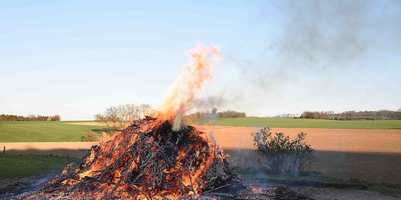 L.A.: Hell loderndes Osterfeuer und Fete gut besucht