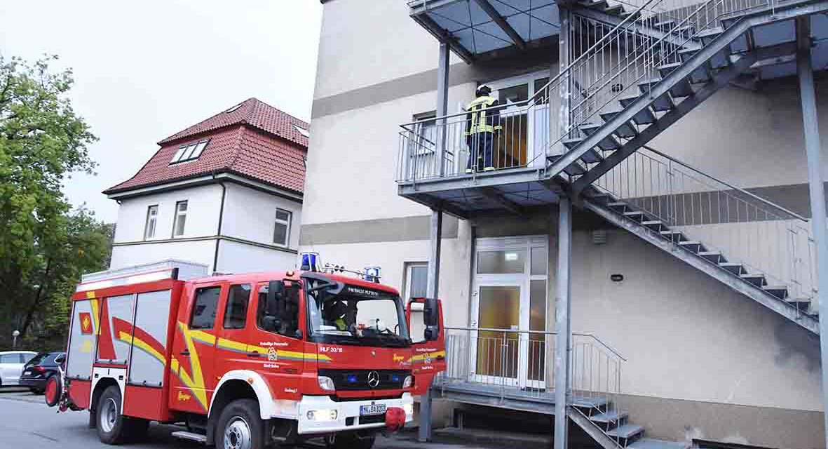 EILMELDUNG: Balver Feuerwehr im Gesundheits-Campus im Einsatz