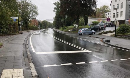 EILMELDUNG: Straßen.NRW lässt irrwitzige Markierung auf B 229 entfernen