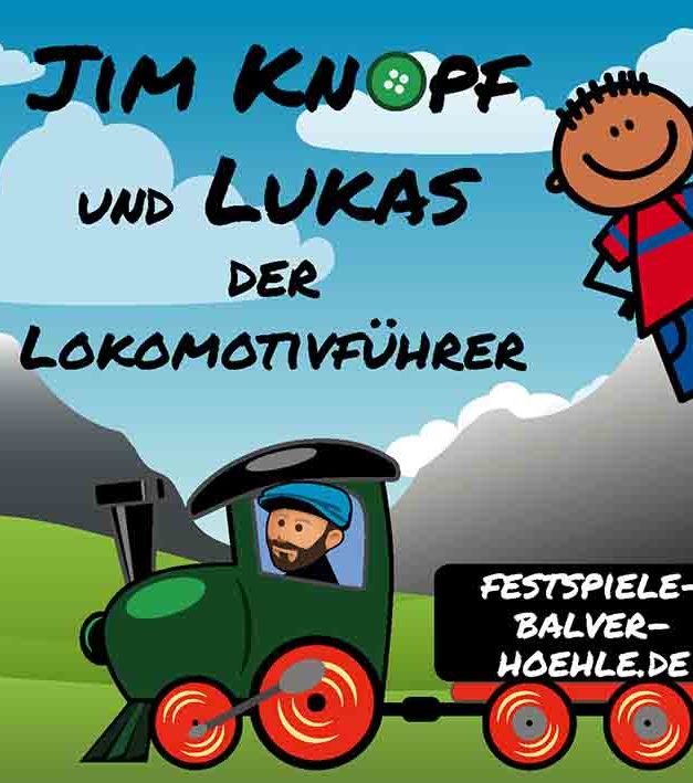 Jim Knopf und Lukas der Lokomotivführer erwarten heute Mitreisende