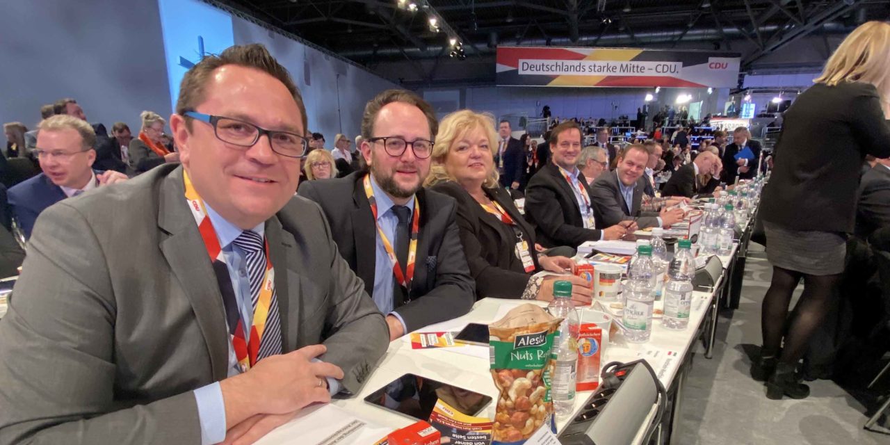 Kreis-CDUler stellen Generalsekretär Ziemiak auf Bundesparteitag sehr gutes Zeugnis aus