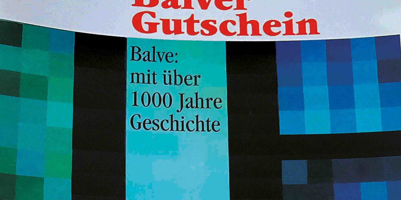 Erfolgsmodell Balver Gutschein geht in die 6. Runde