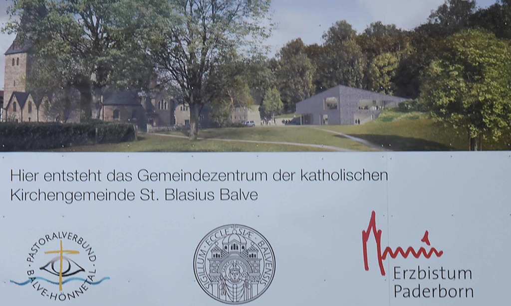 EILMELDUNG: Im Herbst soll Rohbau des neuen Gemeindezentrums von St. Blasius Balve stehen