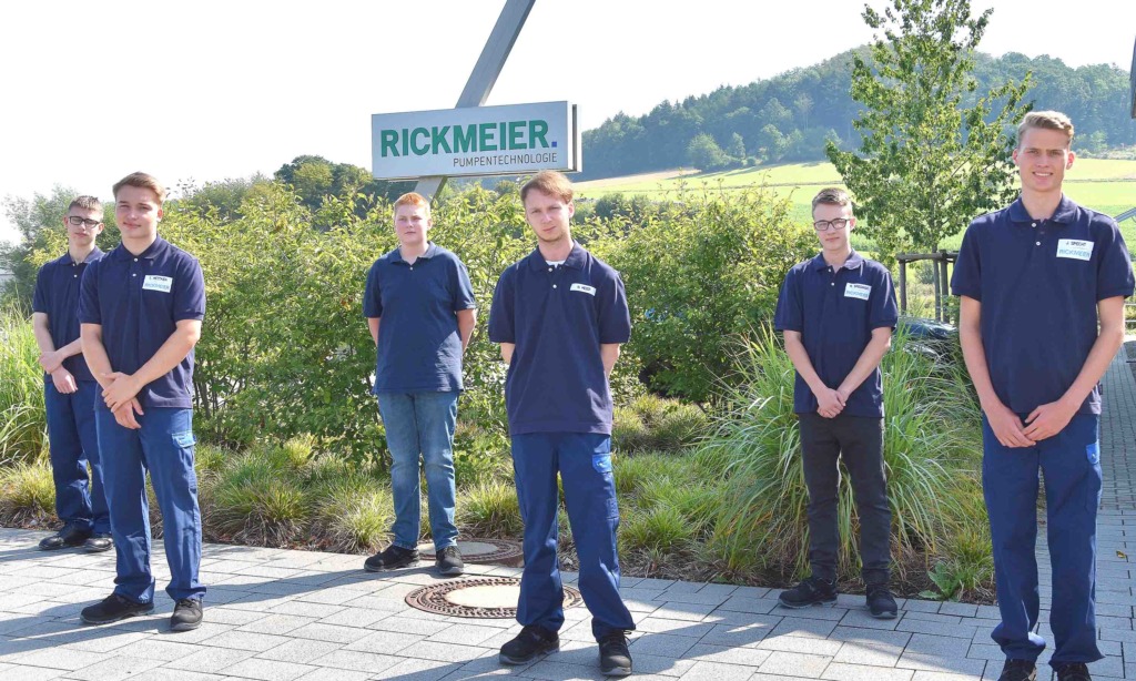 Firma Rickmeier begrüßt sechs neue Auszubildende – Schon jetzt für 2021 bewerben