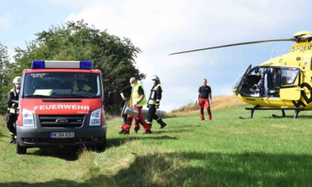 Hubschrauber fliegt Garbeckerin in Spezialklinik
