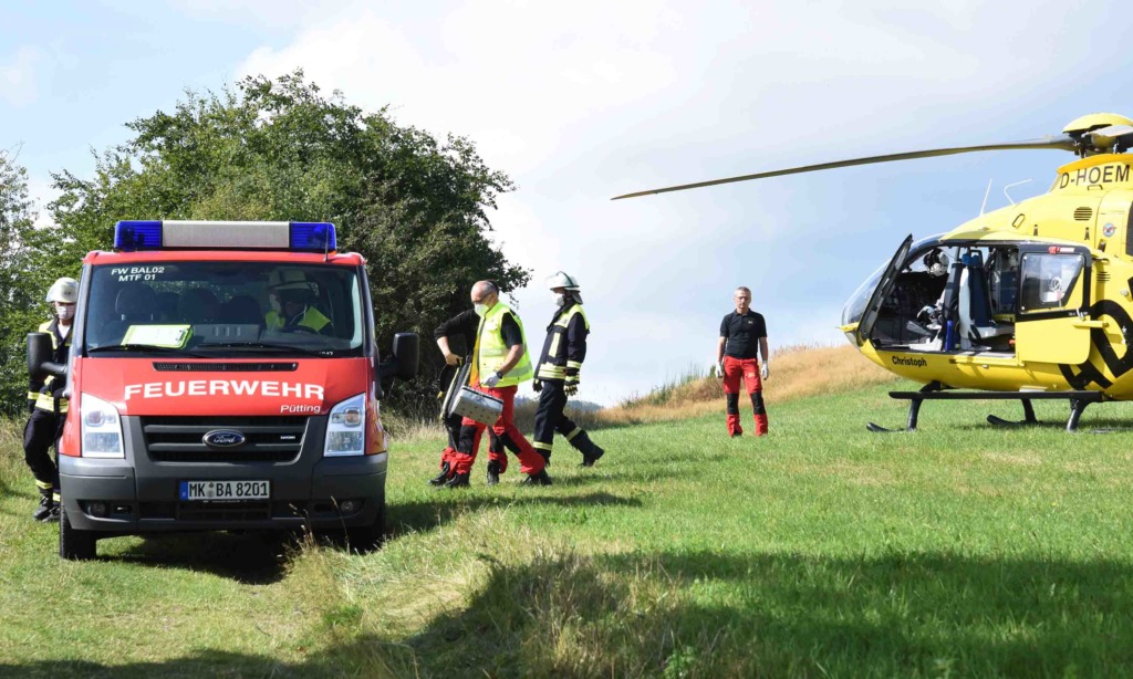 Hubschrauber fliegt Garbeckerin in Spezialklinik