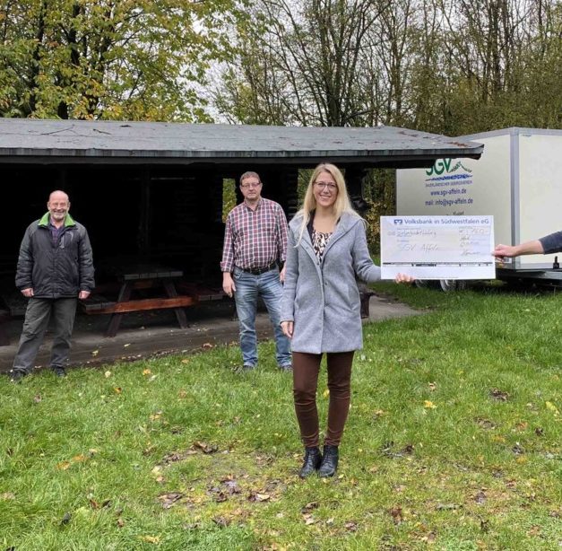 Regionalbeirat spendet SGV-Abteilung Affeln 750 Euro