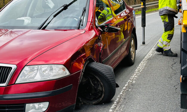 Unfall im Begegnungsverkehr