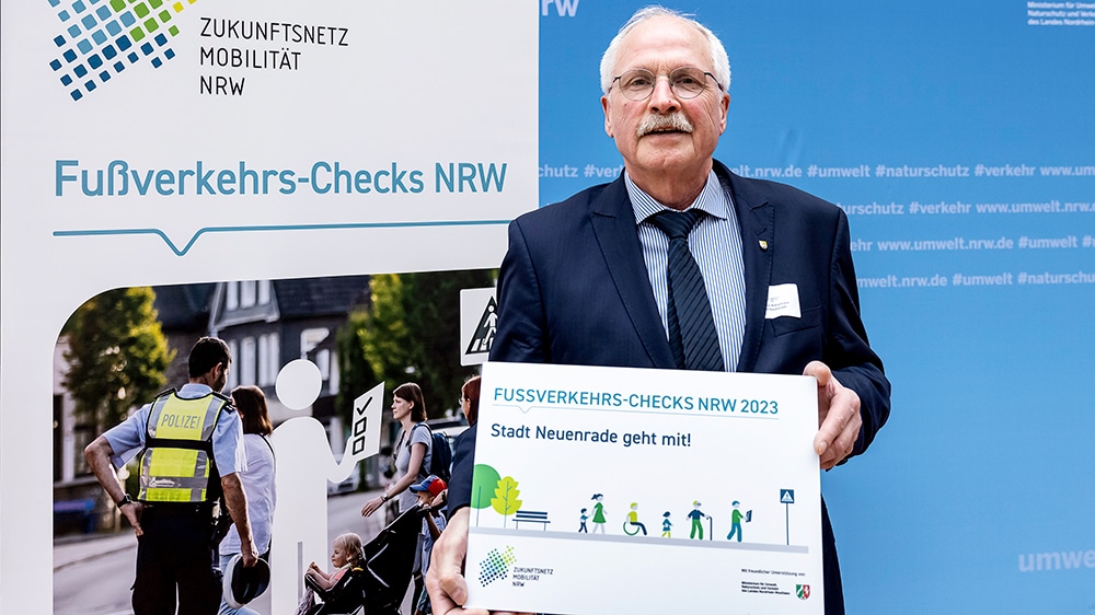 Neuenrade macht den Fußverkehrs-Check NRW