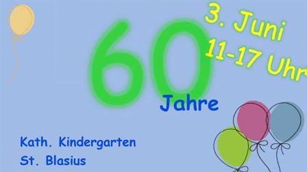 60 Jahre: Katholischer Kindergarten feiert