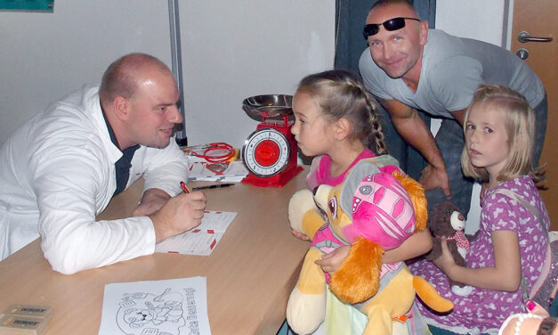 Beim DRK mit der Teddy-Klinik wurde es nicht langweilig