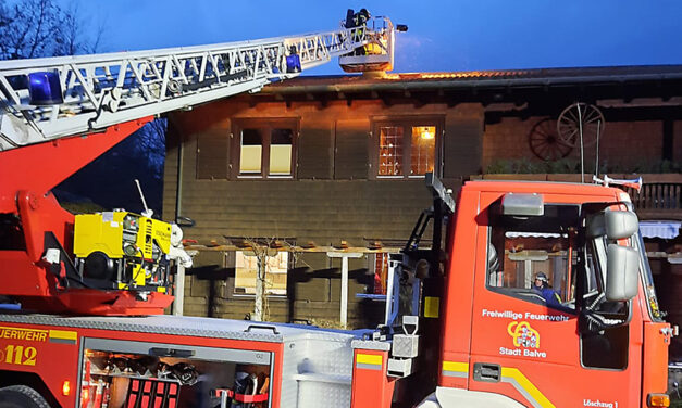 Kaminbrand in Garbeck – Feuerwehr rückte aus