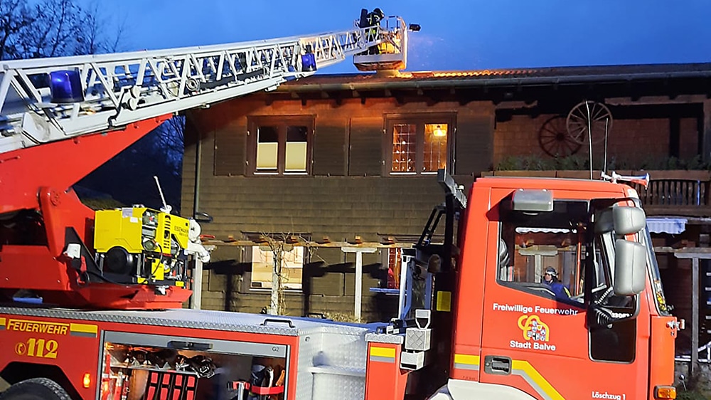 Kaminbrand in Garbeck – Feuerwehr rückte aus