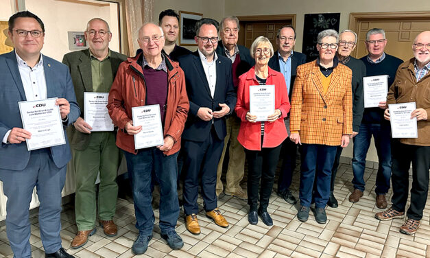 CDU-Stadtverbands-Vorstand wurde bestätigt