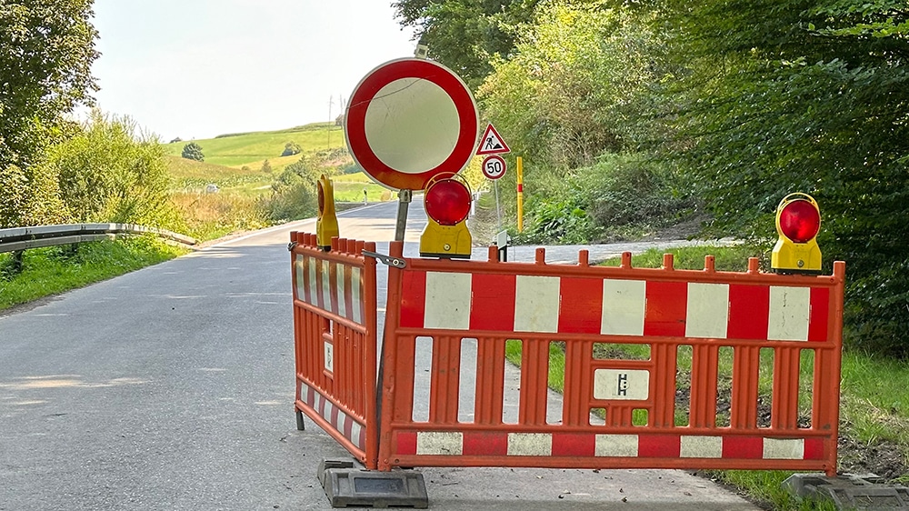 Straße zwischen Mellen und Balve wieder befahrbar