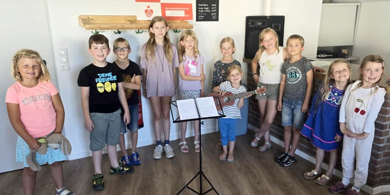 Startschuss beim Kinderchor in Mellen