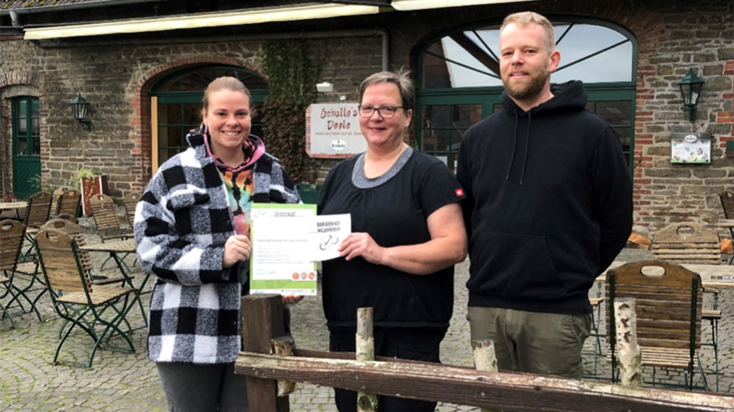 Schultenhof ist „Fahrradfreundliche Gastronomie“