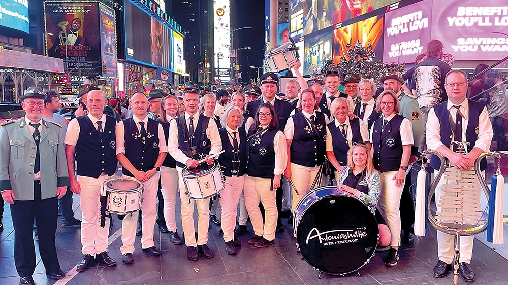 Trommlerkorps-Teilnahme an der Steubenparade bleibt in Erinnerung