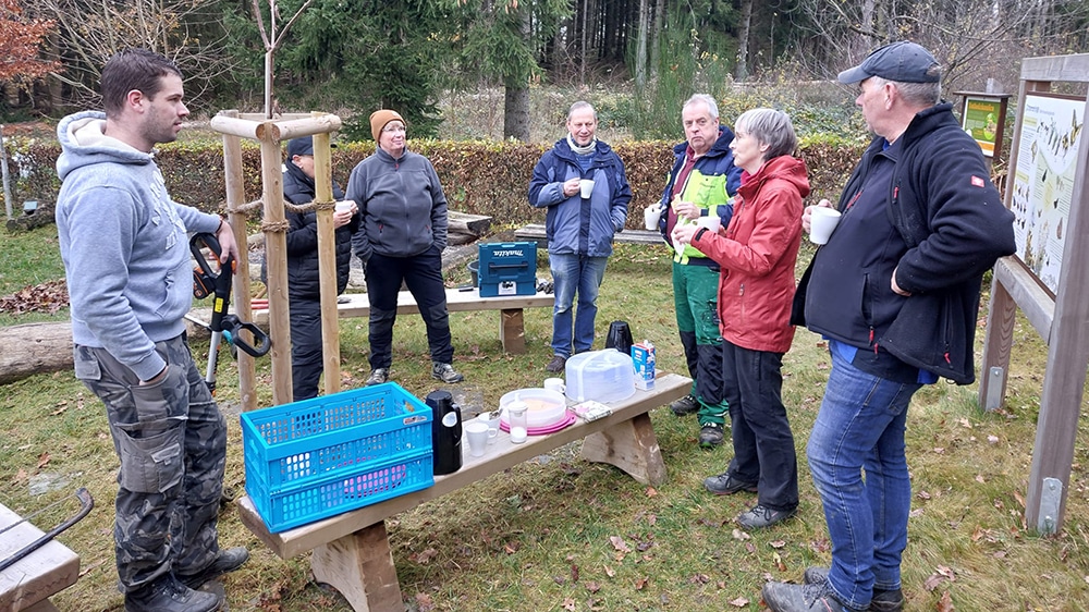 Waldschule wurde winterfest gemacht