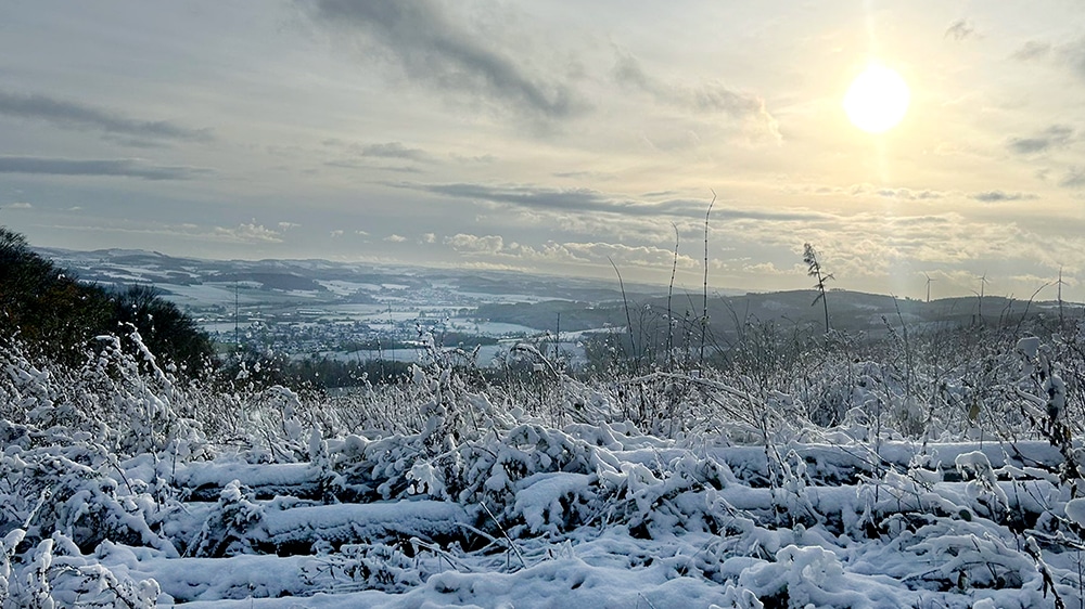 Winter auf den Höhen des Balver Waldes