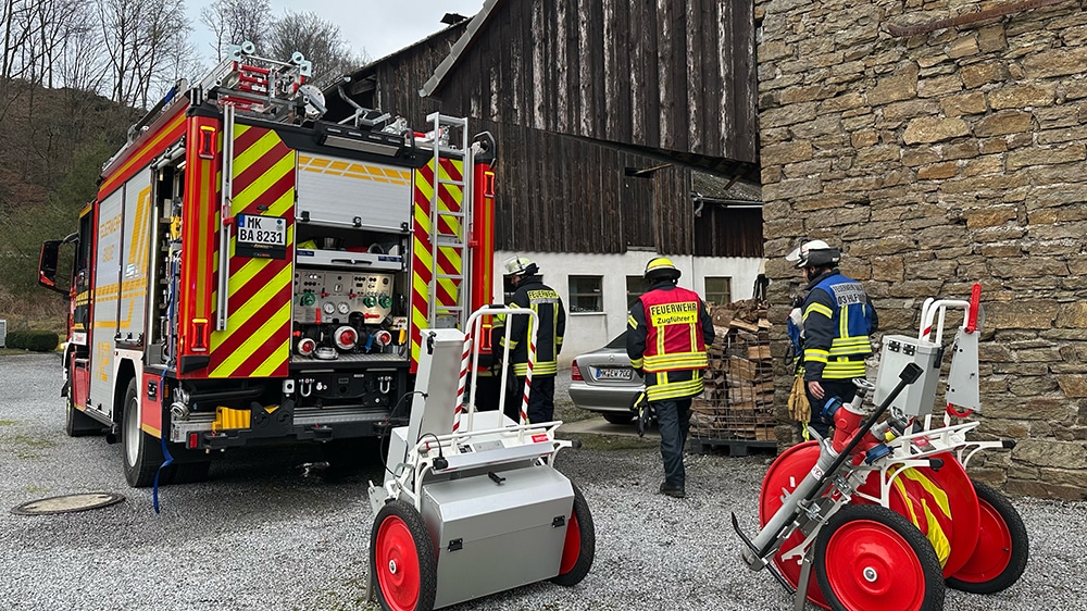 Kaminbrand am Inselweg in Volkringhausen