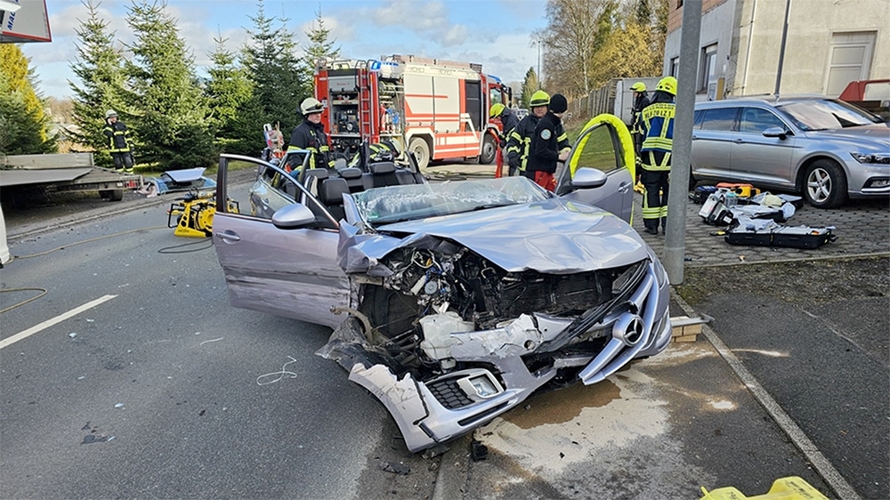 Eine Person nach Unfall mit Hubschrauber ausgeflogen