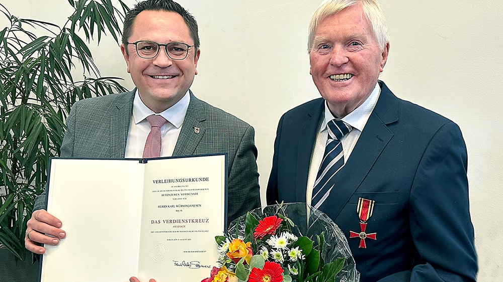 Bundesverdienstkreuz für Karl Würminghausen