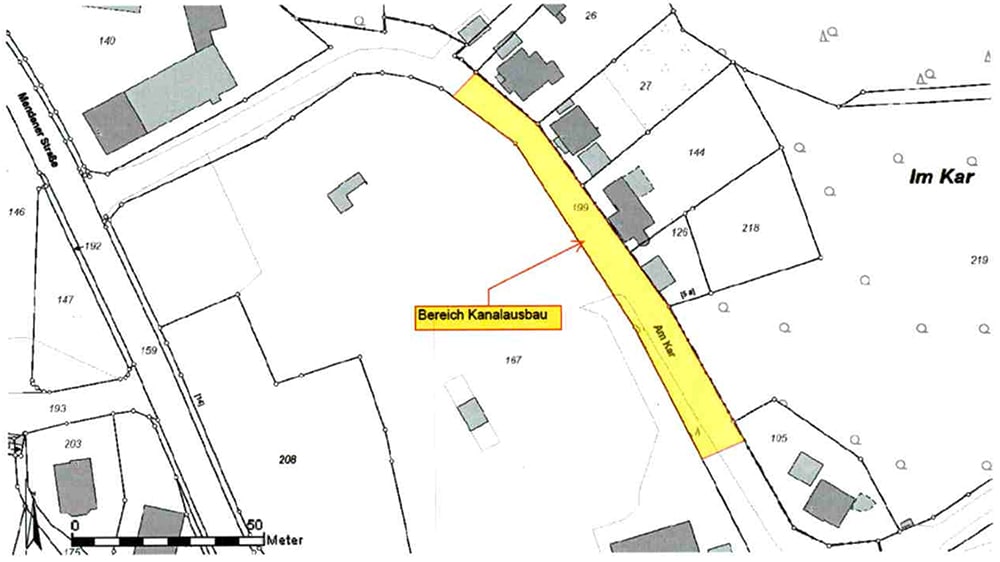 Kanalbau-Arbeiten Am Kar beginnen