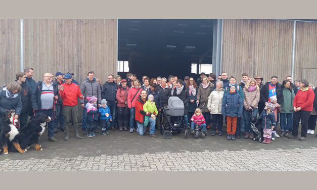 Winterwanderung des FC Bayern-Fanclubs