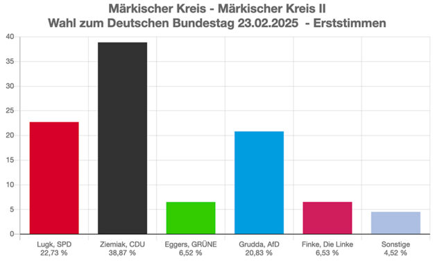 Paul Ziemiak gewinnt den Wahlkreis deutlich