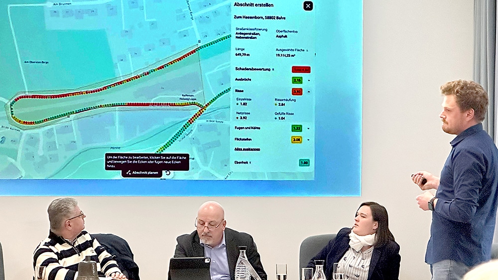 KI soll den Zustand der Balver Straßen ermitteln