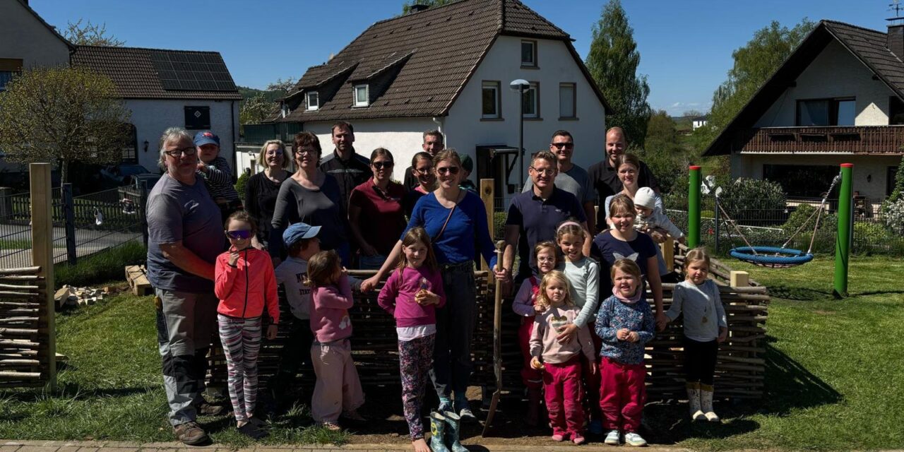 Eine neue Spielmöglichkeit für die Kinder in Beckum