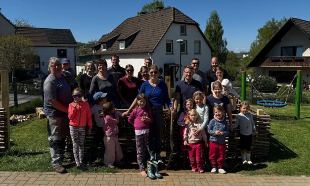 Eine neue Spielmöglichkeit für die Kinder in Beckum