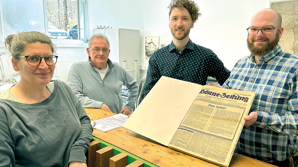 Die HÖNNE-ZEITUNG liegt jetzt im Archiv