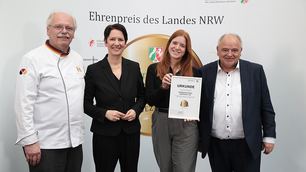 Auszeichnung „Meister.Werk.NRW“ für Goldbäckerei