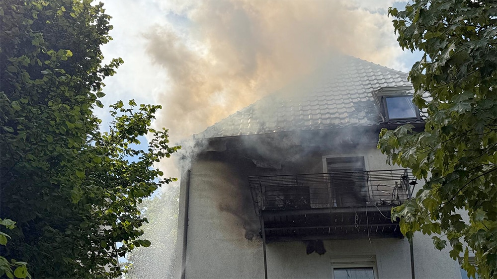 Großbrand in Sundern: Feuerwehrmann verletzte sich
