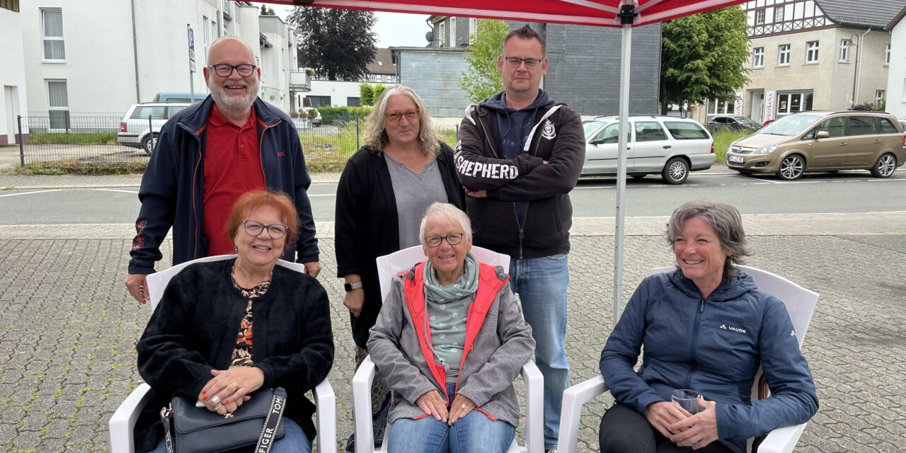 Der SPD-Ortsverein traf sich zum Himmelfahrtsgrillen
