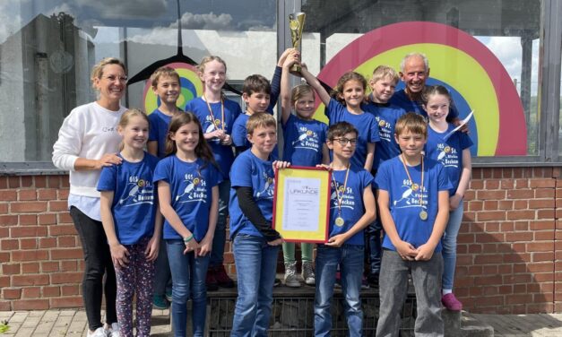 Leichtathletik-Team der Grundschule St. Nikolaus Beckum triumphiert bei Kreismeisterschaft