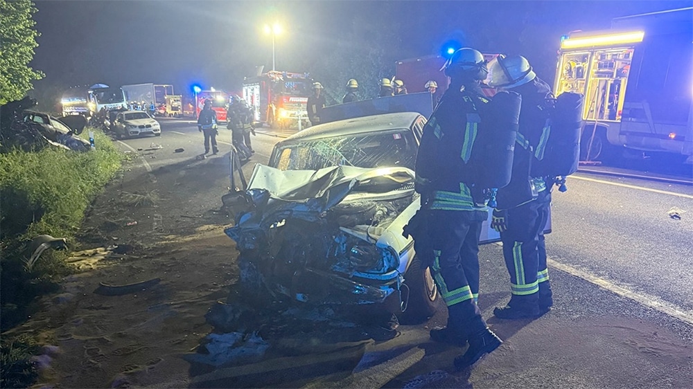 Löschgruppe Langscheid zu schwerem Unfall