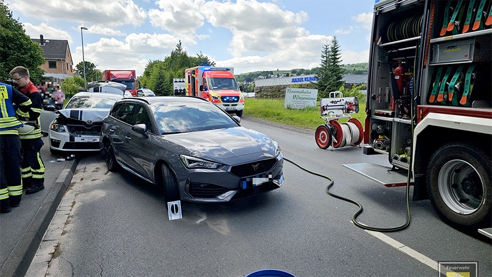 Leicht Verletzter bei Auffahrunfall