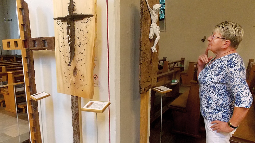 Ausstellung in der  katholischen Kirche