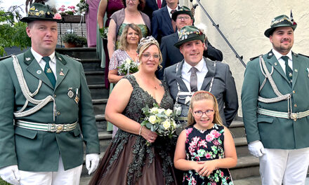 Dorian und Kirsten Krumrei sind glückliche Regenten