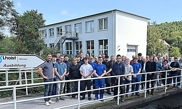 Auszubildende starten in der Lhoist-Lehrwerkstatt