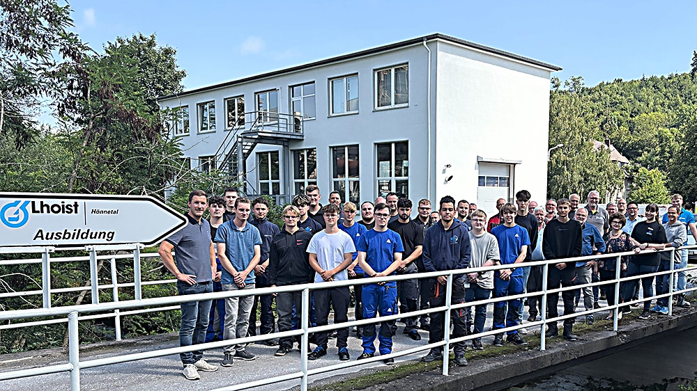 Auszubildende starten in der Lhoist-Lehrwerkstatt
