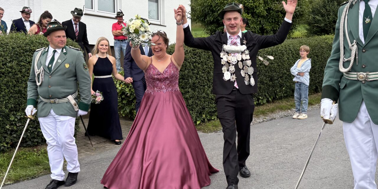 Felix Reck und Anna Wiemann regieren in Mellen