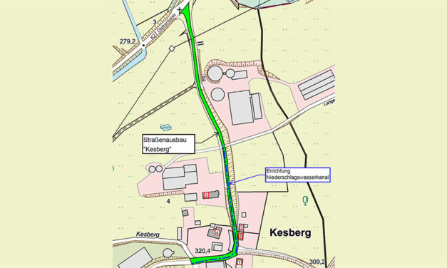 Straße zum Kesberg wird endlich ausgebaut