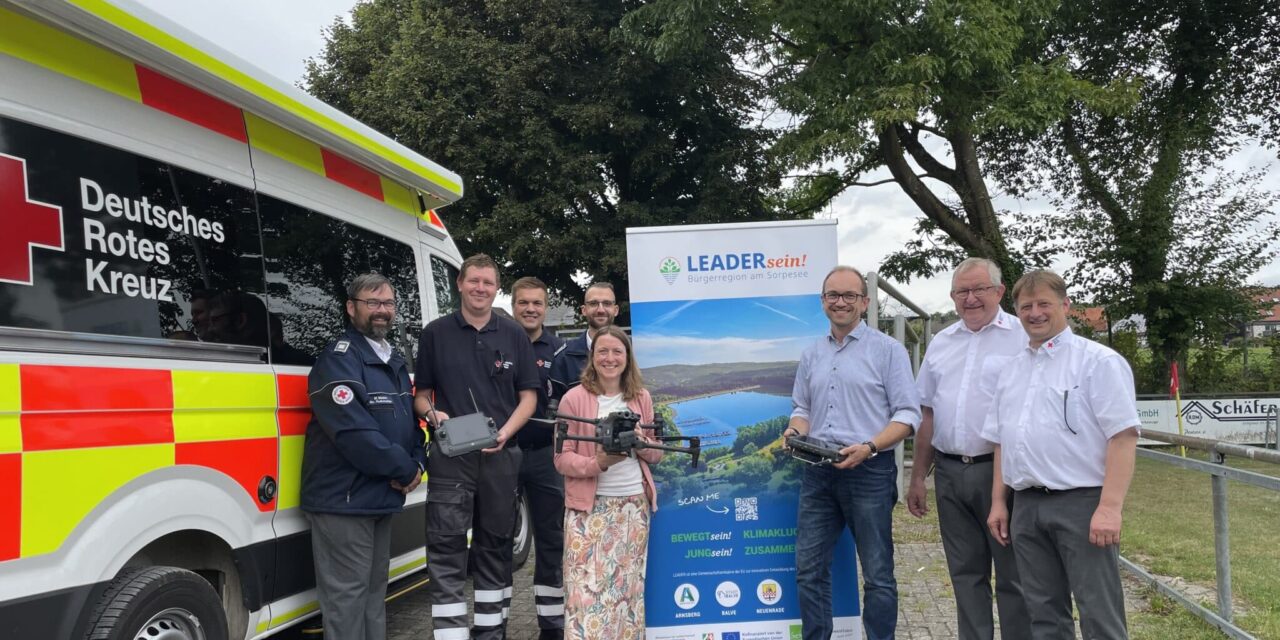 DRK Balve präsentiert neue Einsatzdrohne