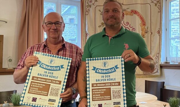 O’zapft is in Balve! Höhle wird zum Wiesn-Festsaal